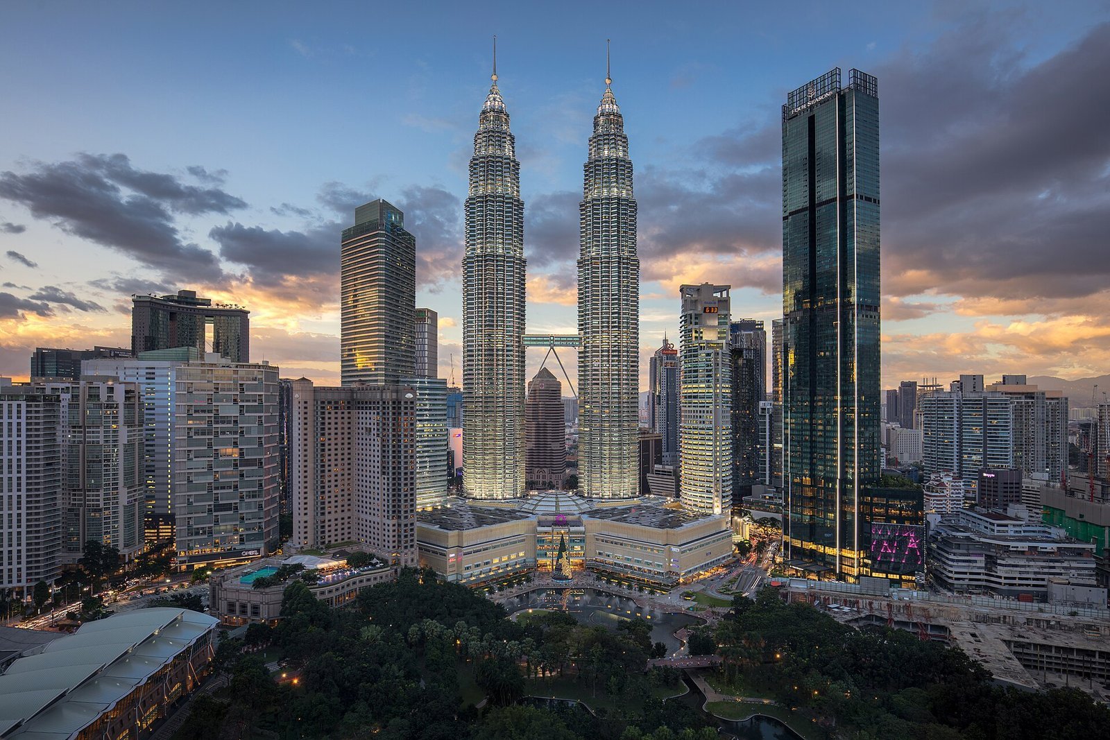 Kuala Lumpur city skyline